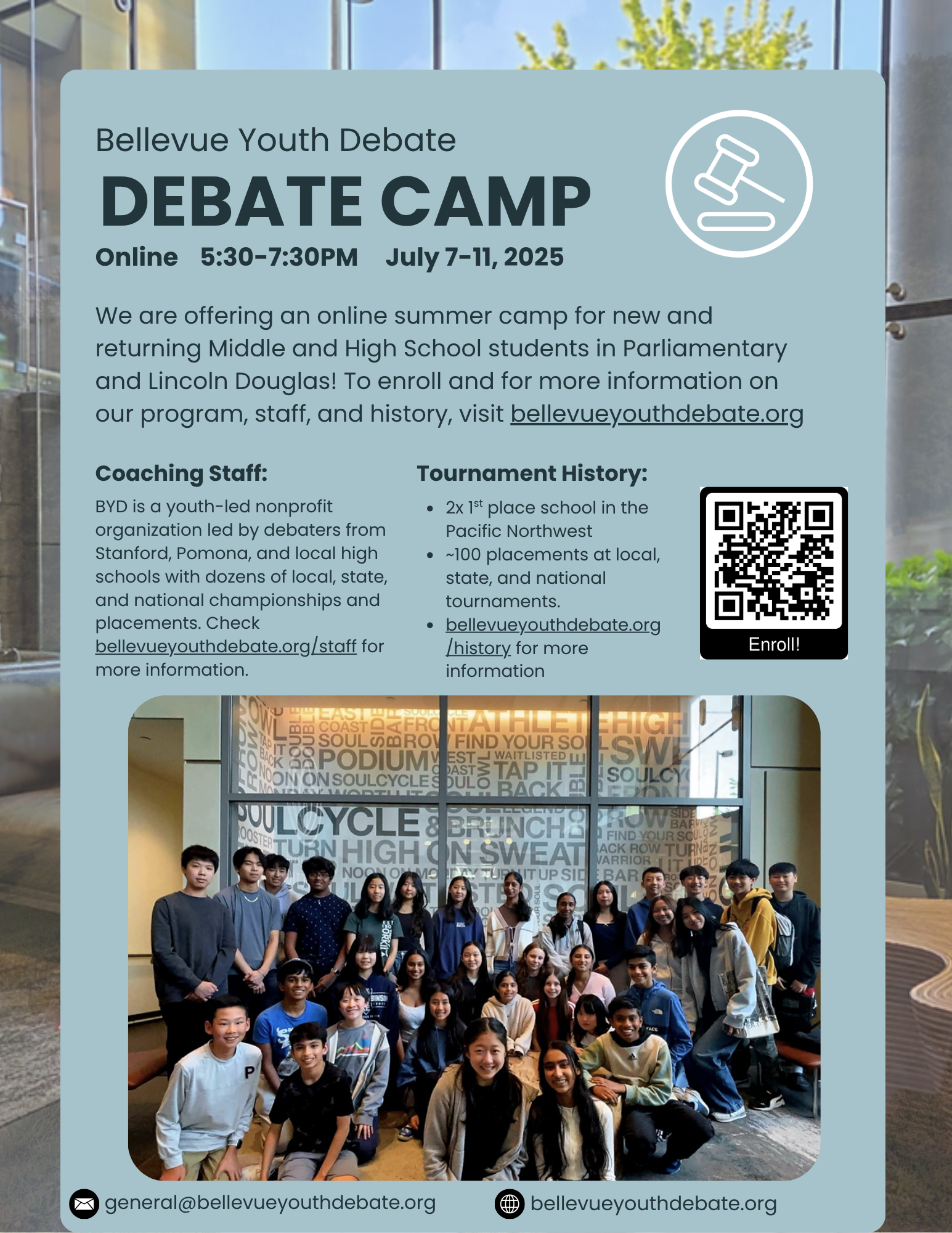 Blue and White Modern Simple Polaroid Summer Camp Flyer (3)